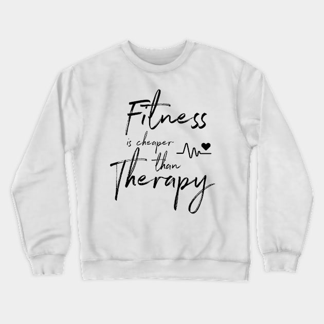 Fitness gym therapy Crewneck Sweatshirt by ShirtyLife